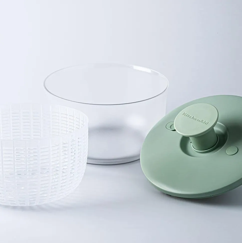 KitchenAid Soft-Touch Pump Salad Spinner (Pistachio)