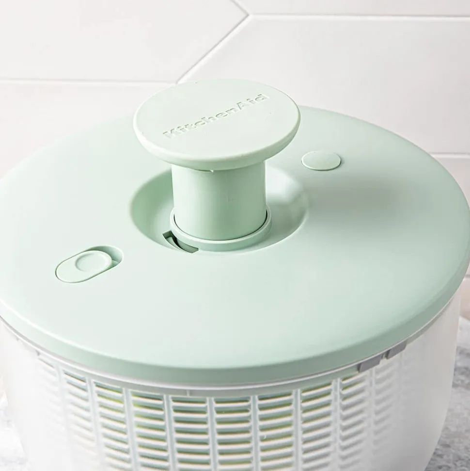 KitchenAid Soft-Touch Pump Salad Spinner (Pistachio)
