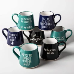Koppers Big Bottom 'Ew People' Mug 16oz (Black/White)