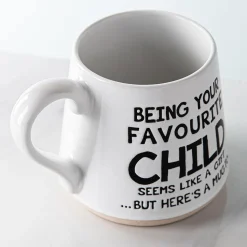 Koppers Big Bottom 'Favourite Child' Mug 16 oz. (White/Black)
