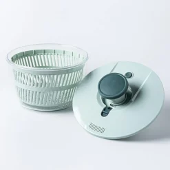 KSP Air Wave Salad Spinner (Teal/Clear)
