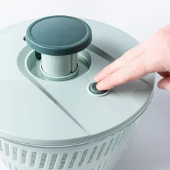 KSP Air Wave Salad Spinner (Teal/Clear)