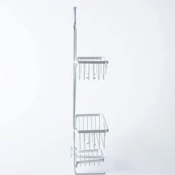 KSP Aquastor Rust-Free Aluminum Shower Caddy 3-Tier (Silver)