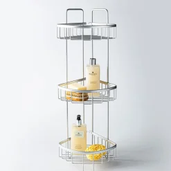KSP Aquastor Rust-Free Wire Stand 3-Tier Corner (Aluminum)