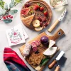KSP Artisanal 'Acacia Wood' Cheese Board With Knife - Set of 2