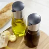 KSP Ascent Glass Oil & Vinegar - Set of 2 (Stainless Steel - Clear)