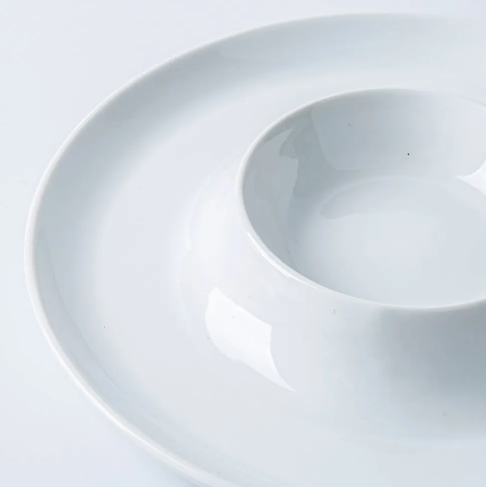 KSP Aurora Porcelain Chip and Dip (White)