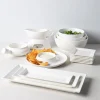 KSP Aurora Porcelain Rectangular Platter - Large (White)