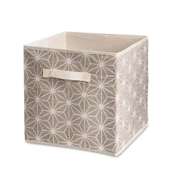 KSP Axis Fabric Storage Cube (Taupe) 31 cm sq.