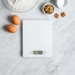 KSP Bakers Glass Digital Kitchen Scale (White)