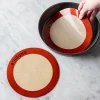 KSP Bakers 'Round' Silicone Baking Sheet - S/2 (Natural/Orange)