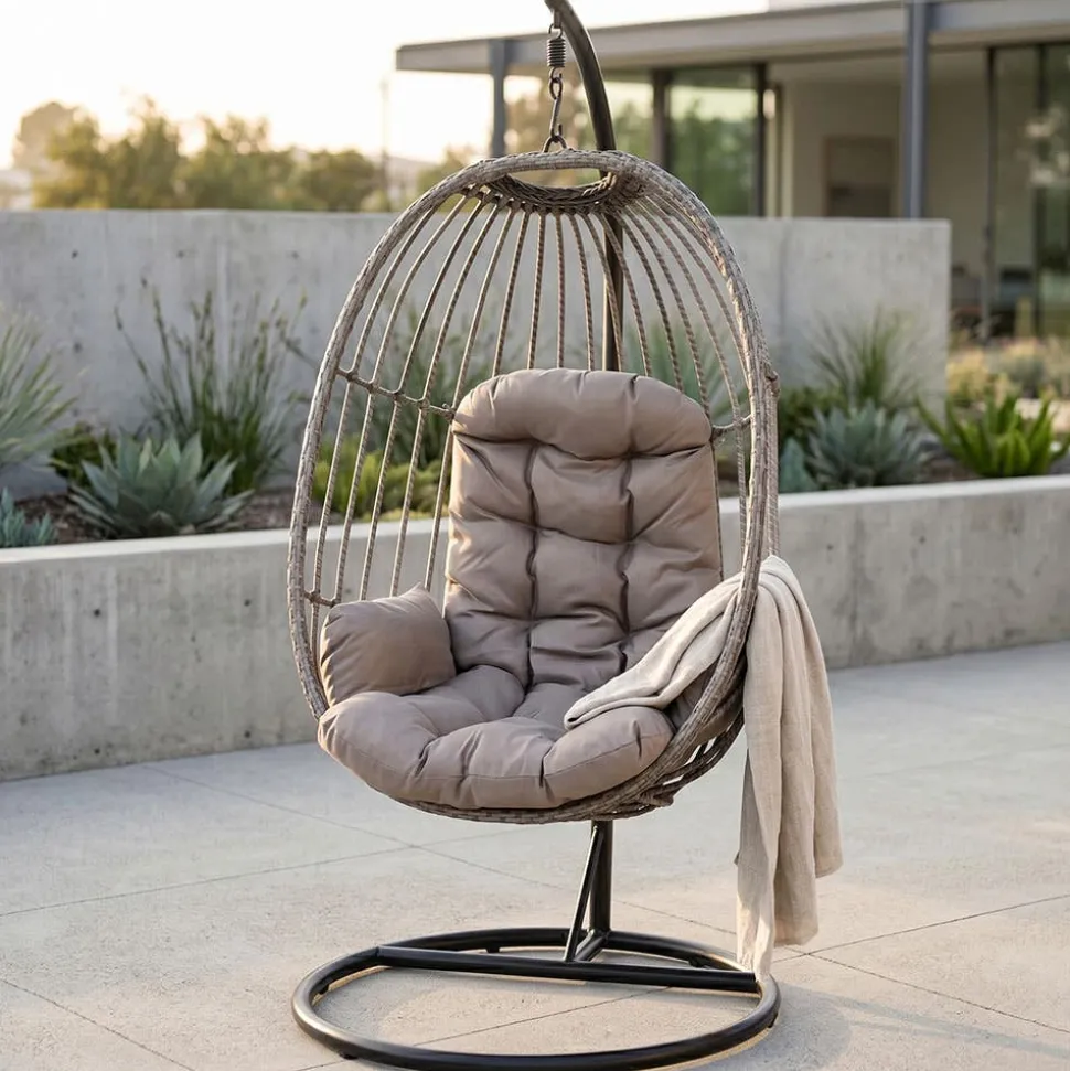 KSP Bali Steel Hanging Chair (Grey)