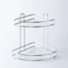 KSP Bathnook 2-Tier Wire Corner Stand Organizer (Chrome)