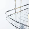 KSP Bathnook '3-Tier' Wire Corner Stand Organizer (Chrome)