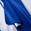 KSP Beachside 'Linen Stripe' Microfibre Beach Towel (Blue/White)
