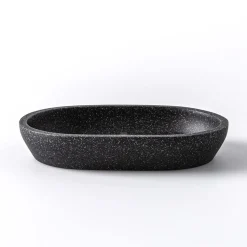 KSP Blackstone Speckle Resin Soap Dish (Black)