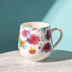 KSP Bloom 'Watercolour Floral' Ceramic Mug (Multi Colour)
