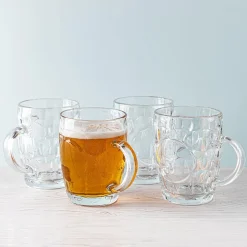 KSP Brewer's Choice Glass Beer Mug 510ml - Set of 4 (17oz.)
