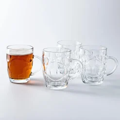 KSP Brewer's Choice Glass Beer Mug 510ml - Set of 4 (17oz.)