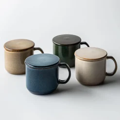 KSP Cabin Reactive Mug with Lid 475ml/16oz. (Off White)
