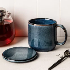 KSP Cabin Reactive Mug with Lid 475ml/16oz. (Blue)