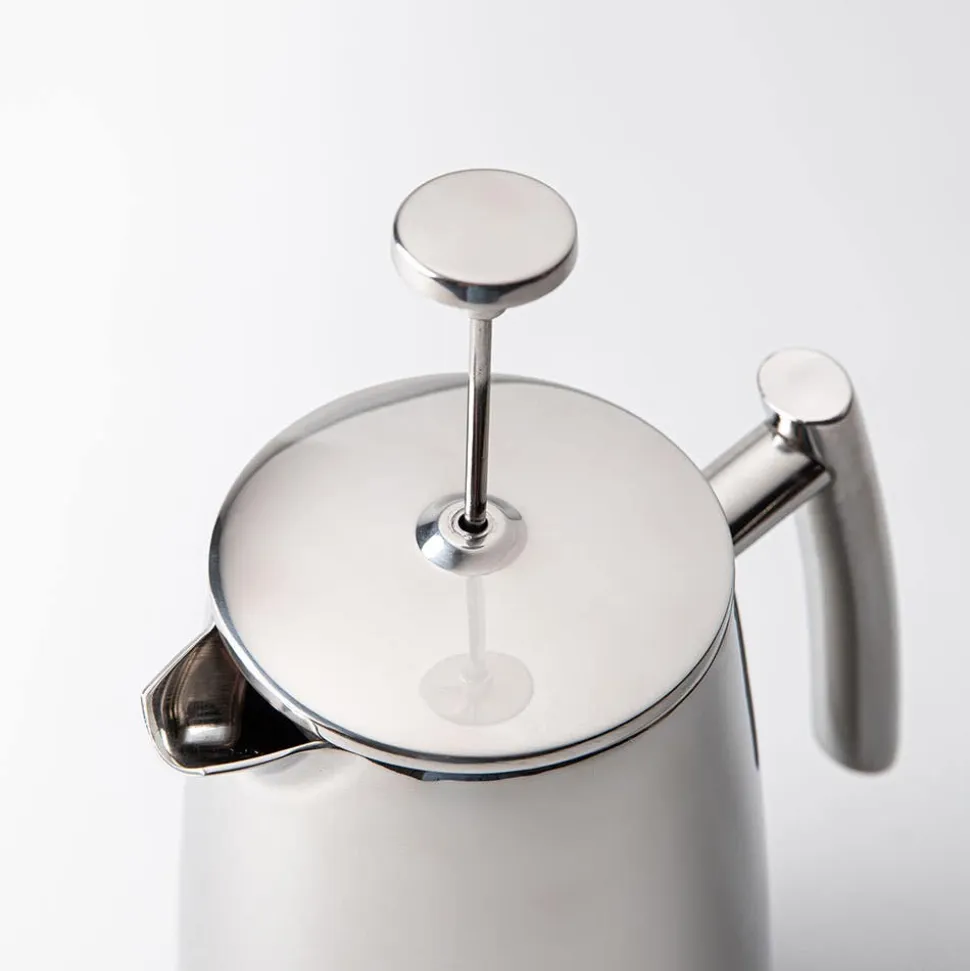 KSP Caffe 'Double Wall' French Coffee Press 1L (Stainless Steel)