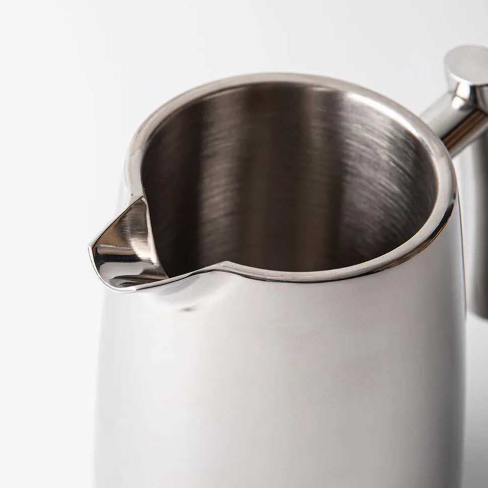KSP Caffe 'Double Wall' French Coffee Press 1L (Stainless Steel)