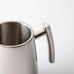 KSP Caffe 'Double Wall' French Coffee Press 1L (Stainless Steel)
