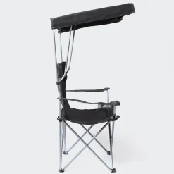 KSP Camper Folding Chair with Canopy 52x52x85cm (Black)