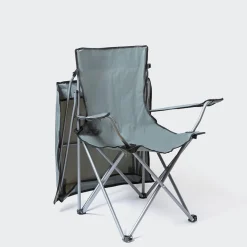 KSP Camper Folding Chair with Canopy 52x52x85cm (Grey)