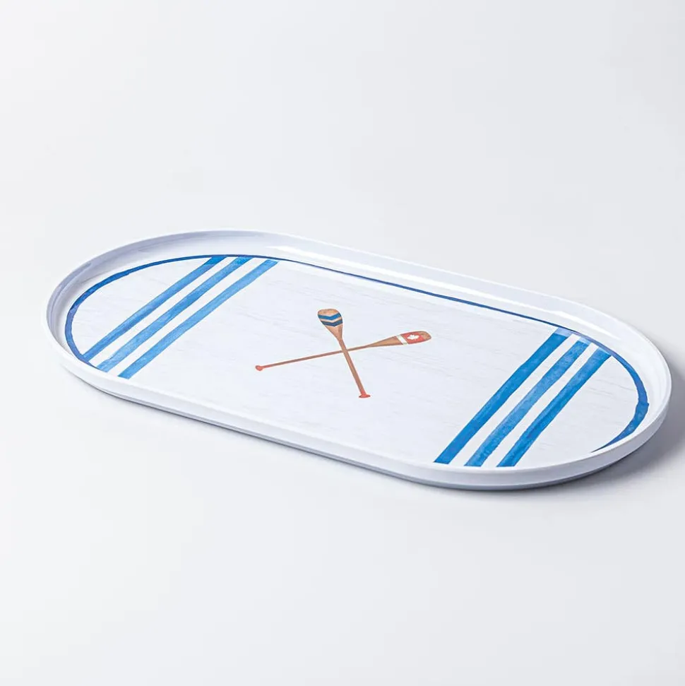 KSP Canoe Melamine Oval Serving Tray