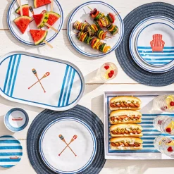 KSP Canoe Melamine Oval Serving Tray