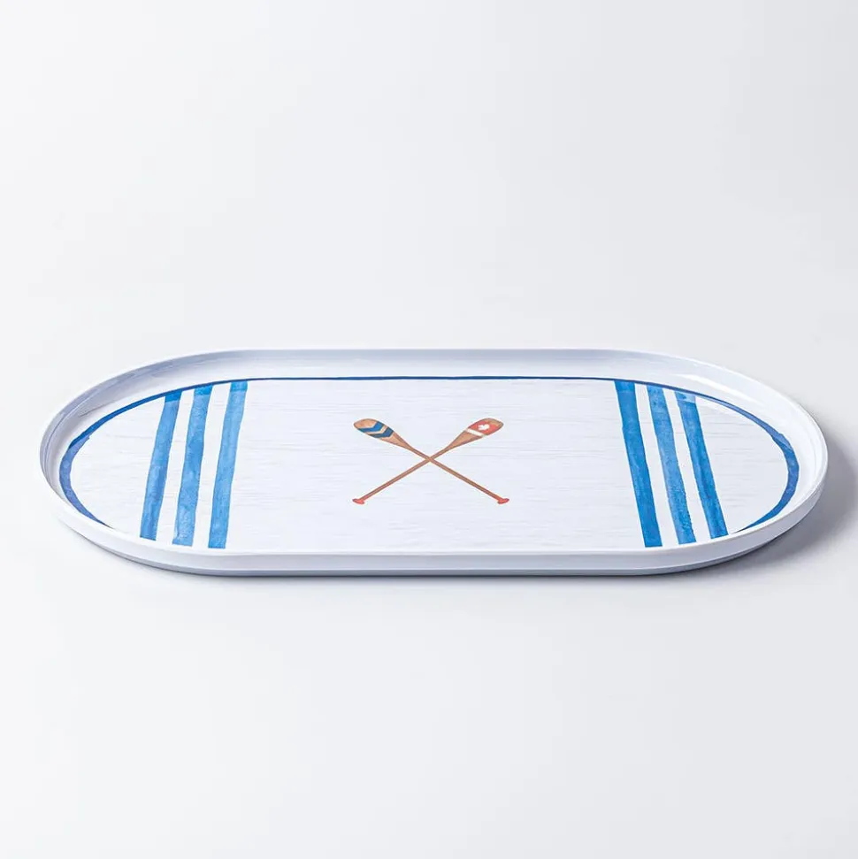 KSP Canoe Melamine Oval Serving Tray