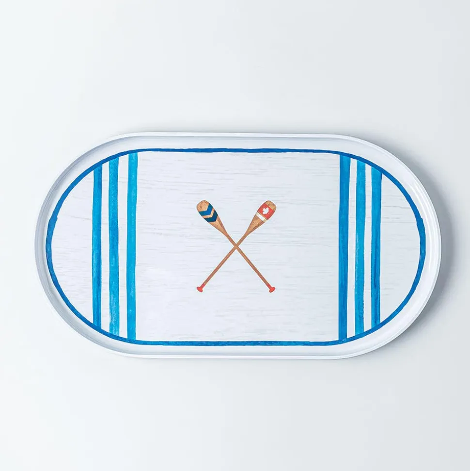 KSP Canoe Melamine Oval Serving Tray