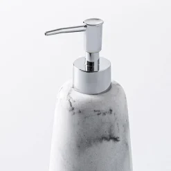 KSP Carrara Marble Resin Soap Pump (Grey/White)
