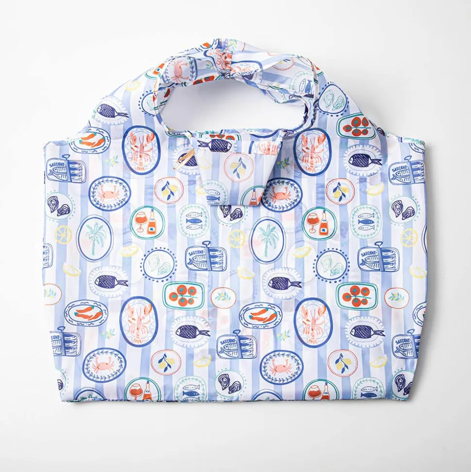 KSP Carry 'Mediterranean' Shopping Bag with Travel Pouch
