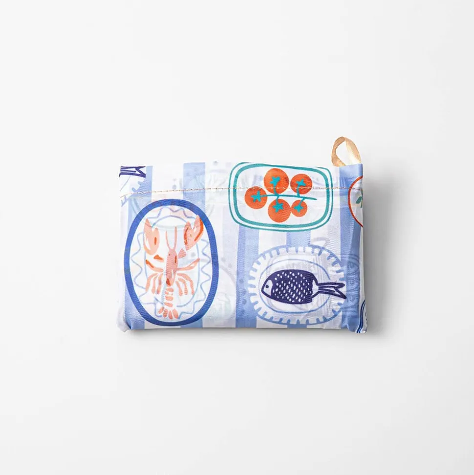 KSP Carry 'Mediterranean' Shopping Bag with Travel Pouch