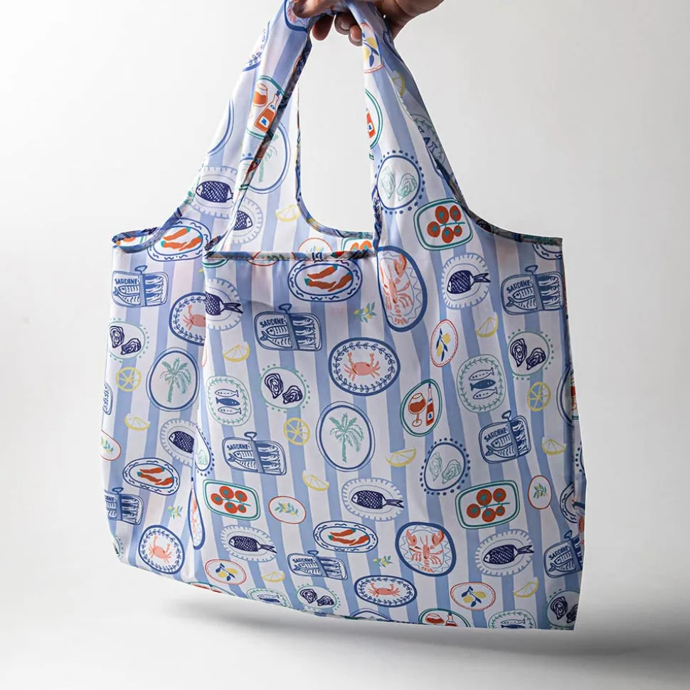 KSP Carry 'Mediterranean' Shopping Bag with Travel Pouch