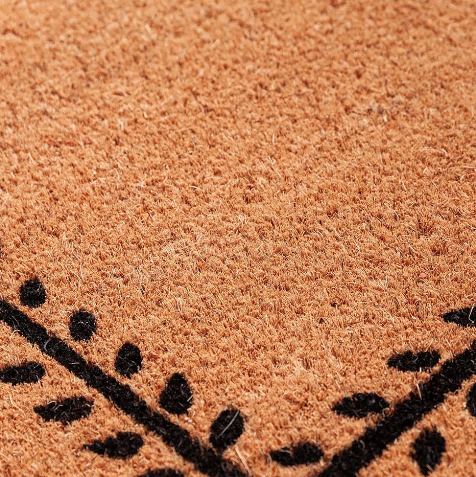 KSP Casual 'Leaf Border' Coir Doormat