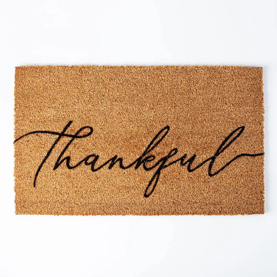 KSP Casual 'Thankful' Coir Doormat (Natural)