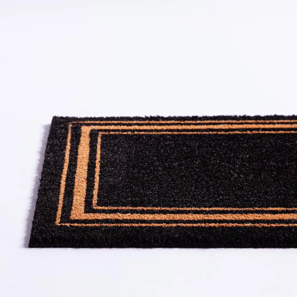 KSP Casual 'Thick Border' Coir Doormat (Black)