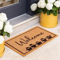 KSP Casual 'Welcome with Birds' Coir Doormat