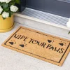KSP Casual 'Wipe Your Paws' Coir Doormat (Natural/Black)