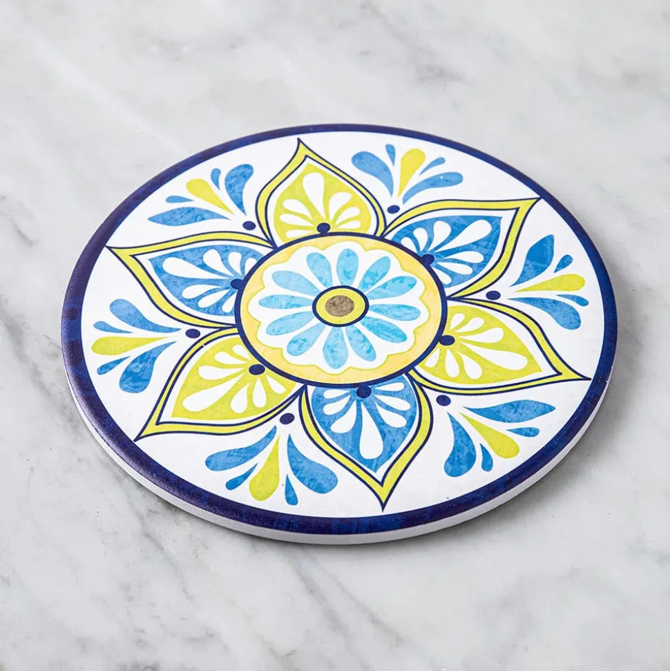 KSP Ceramica 'Madrid' Printed Ceramic Trivet 20cm