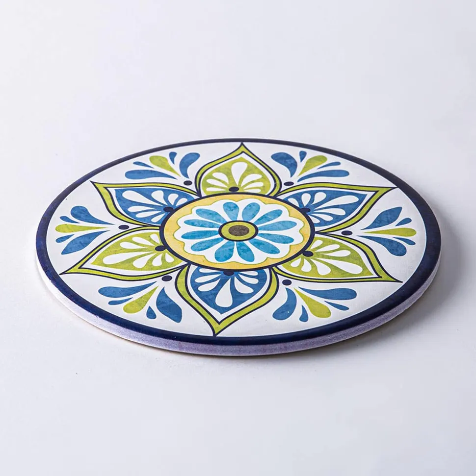 KSP Ceramica 'Madrid' Printed Ceramic Trivet 20cm