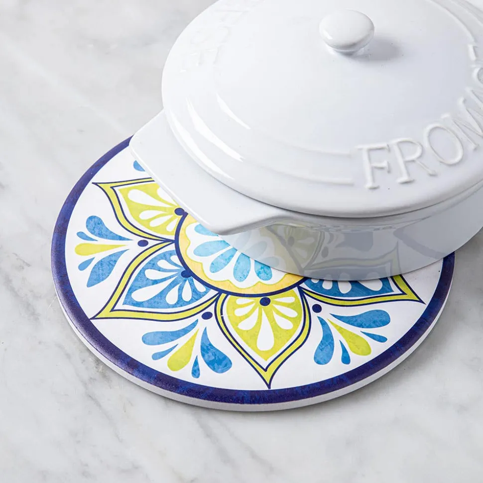 KSP Ceramica 'Madrid' Printed Ceramic Trivet 20cm