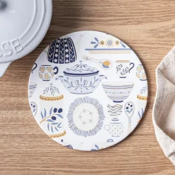 KSP Ceramica 'Maison Bleu' Printed Ceramic Trivet