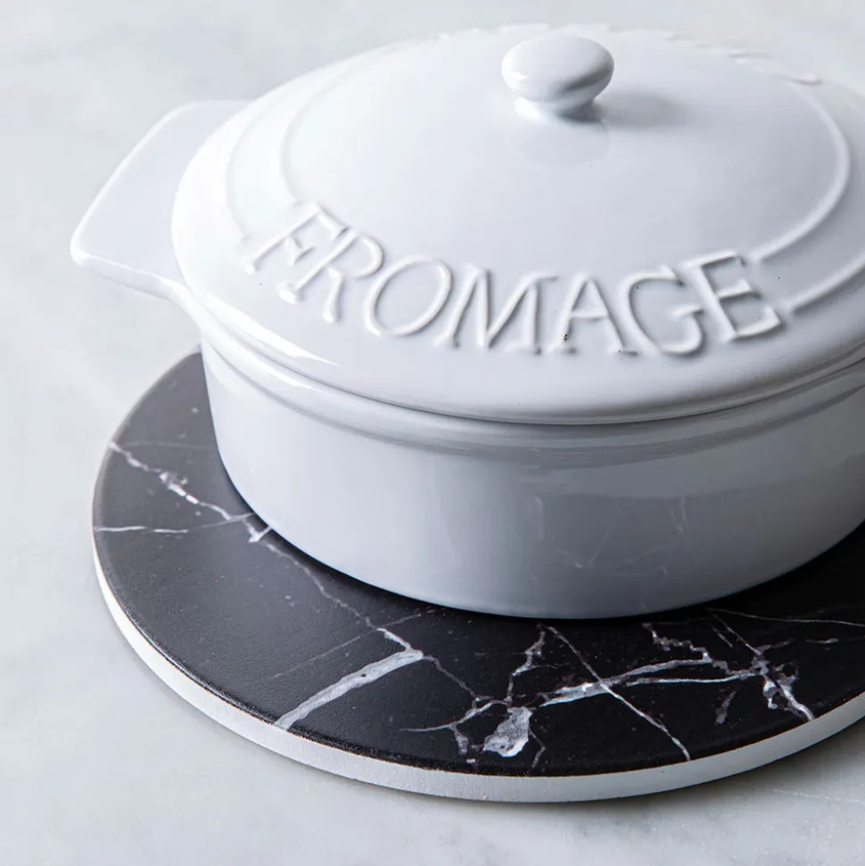KSP Ceramica 'Marble' Ceramic Trivet 20cm (Black)