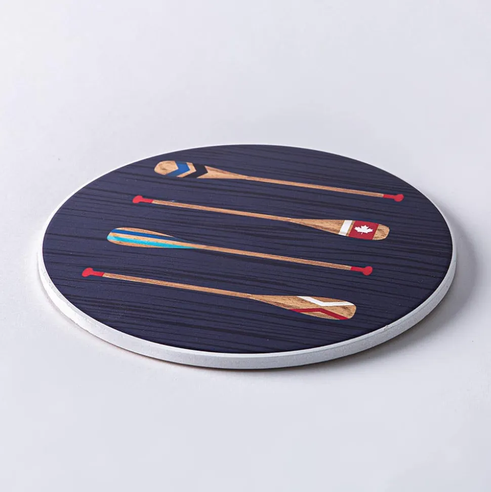 KSP Ceramica 'Paddles' Printed Ceramic Trivet 20cm