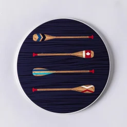 KSP Ceramica 'Paddles' Printed Ceramic Trivet 20cm